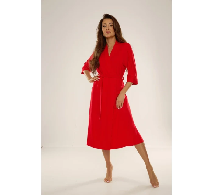 Dámský župan dlouhý model 2614006 - De Lafense Dámský župan dlouhý model 2614006 - De Lafense