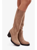 Topánky na podpätku model 220225 Krok v štýle