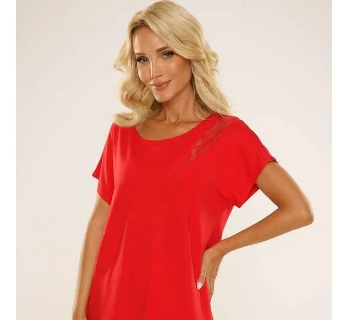 Dámská noční košile  kr/r 3XL4XL model 19446637 - De Lafense