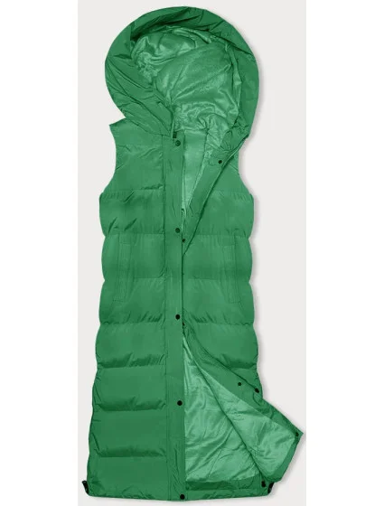 Hrubšia zelená dámska vesta (23-008) Hrubšia zelená dámska vesta (23-008)