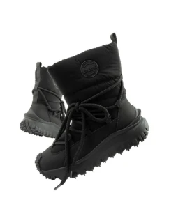 Lee Cooper dámske zimné športové topánky zimné trekkingové zateplené čierne prírodné kožené dámske