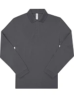 B&C My Polo 180 LSL Piqué polo s dlouhým rukávem model 22484402 dark grey B&C My Polo 180 LSL Piqué polo s dlouhým rukávem model 22484402 dark grey