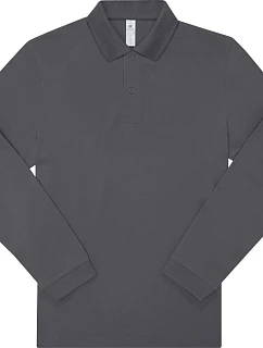 B&C My Polo 180 LSL Piqué polo s dlouhým rukávem model 22484402 dark grey