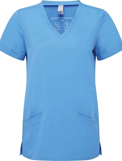 Onna NN 310 Dámsky strečový sveter s výstrihom do V 39.N310 ceil blue