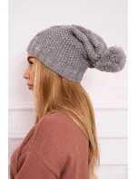 Fleecová čiapka Carolina K243 sivá