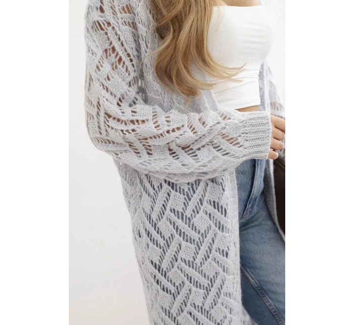 Dlhý sveter Super KID Mohér modrý