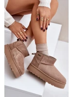 sněhule na platformě Big Star béžové model 21677565 - Big Star Shoes