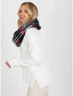 Tunelový šál AT KM 1402.20 šedá čierna