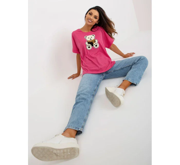 Dámska blúzka LK BZ 509251.26X fuchsiová - FPrice Dámska blúzka LK BZ 509251.26X fuchsiová - FPrice