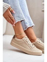 Zateplené dámske tenisky Big Star Beige Zateplené dámske tenisky Big Star Beige