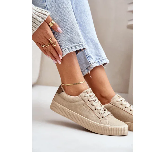 Zateplené dámske tenisky Big Star Beige Zateplené dámske tenisky Big Star Beige