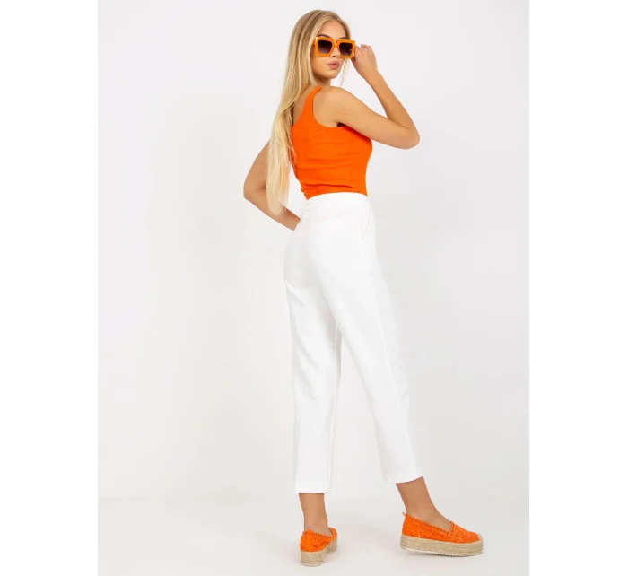 Dámské kalhoty TO SP model 18758586 bílá - FPrice Dámské kalhoty TO SP model 18758586 bílá - FPrice