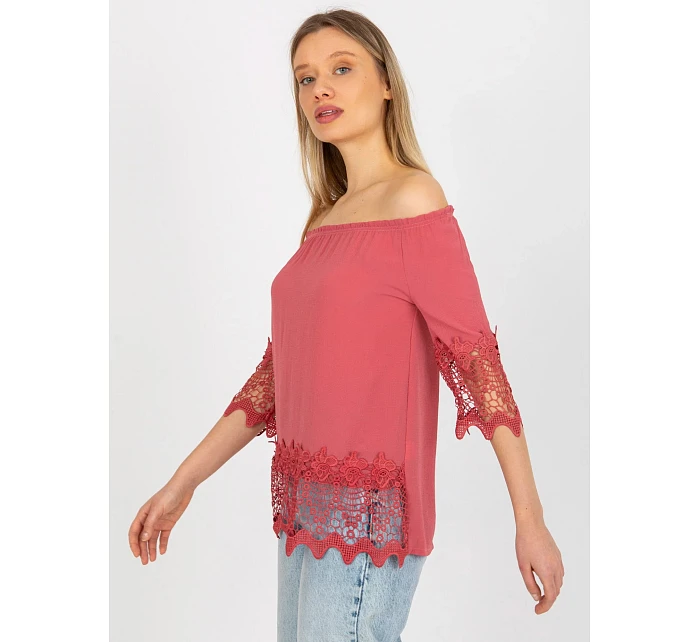 Dámská halenka LK BZ model 22120965 tmavě růžová - FPrice