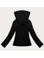 Dámska bunda z lepenej tkaniny J Style Black (16M9223-392)