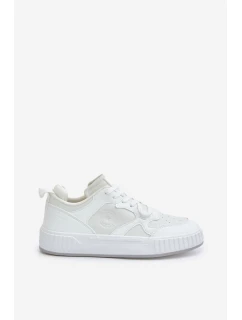 Sneakersy Męskie Z Eko Skóry Big Star OO174003 Białe