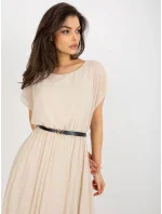 Šaty DHJ SK 8839 1.23X béžová Šaty DHJ SK 8839 1.23X béžová