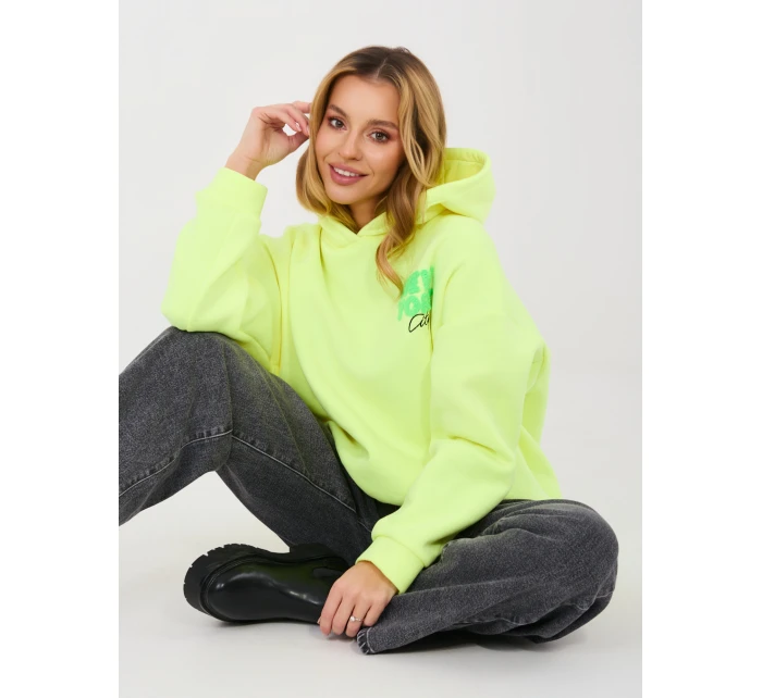 Mikina MJ BL H2587.82 fluo yellow Mikina MJ BL H2587.82 fluo yellow