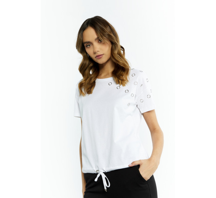 Dámske bavlnené tričko Monnari Blúzky White