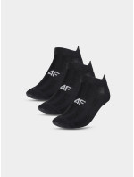 Pánske športové ponožky pod členky (3balenia) 4F - čierne