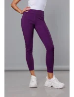 Tmavo fialové trekingové legíny (54350)