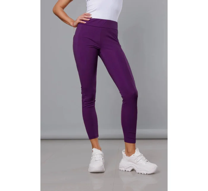 Tmavo fialové trekingové legíny (54350)