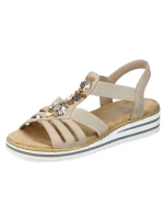 Pohodlné sandále Rieker W RKR680 beige
