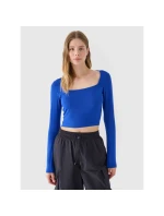 Dámske hladké tričko s dlhým rukávom 4F 4FRSS24TLONF499-36S Dámske hladké tričko s dlhým rukávom 4F 4FRSS24TLONF499-36S