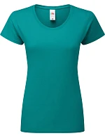 Fruit of the Loom Lady-Fit Iconic 195 T Dámske tričko z hrubej bavlny 16.1424 ocean teal Fruit of the Loom Lady-Fit Iconic 195 T Dámske tričko z hrubej bavlny 16.1424 ocean teal