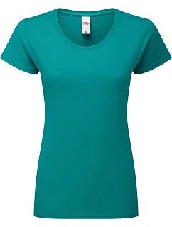 LadyFit Iconic 195 T Dámské tričko z těžké bavlny model 22431632 ocean teal - Fruit of the Loom