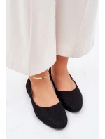 Dámské Baletky Ploché S třpytkami Černé model 21689089 - Boto