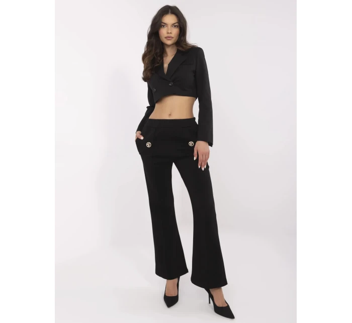 Nohavice DHJ SP 20518.12 black Nohavice DHJ SP 20518.12 black