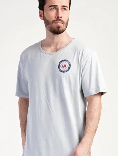 Pánska nočná košeľa s krátkym rukávom Sea