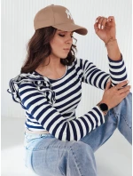 Dámská pruhovaná halenka námořnická modrá Dstreet model 21972874 - FashionStreet