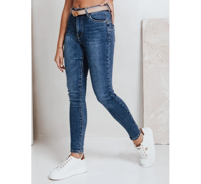 Dámske modré push up džínsy FashionStreet UY2797