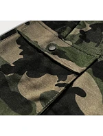 Pánske khaki šortky moro (8K282-29) Pánske khaki šortky moro (8K282-29)