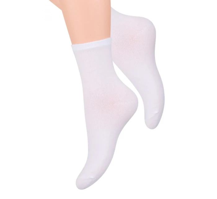 Dámske ponožky 037 white - Steven