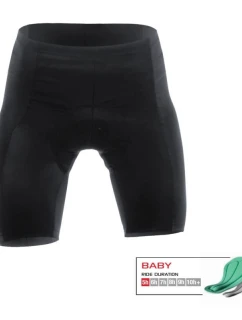 Biemme Šortky bez švov YOUNG black 5-6 rokov