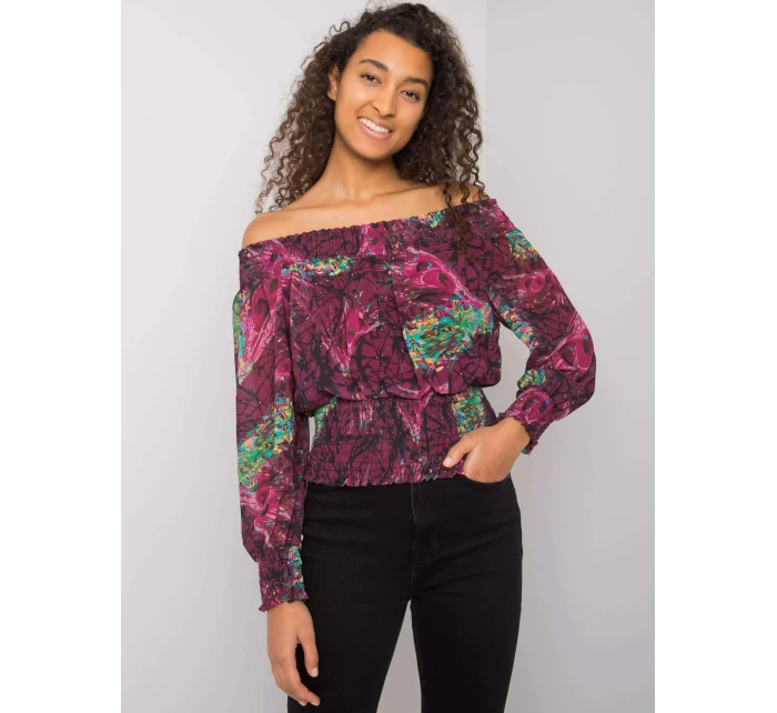 Halenka DHJ BZ tmavě fialová model 16292310 - FPrice Halenka DHJ BZ tmavě fialová model 16292310 - FPrice