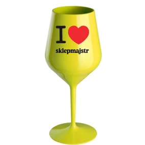 Personalizovaná nerozbitná sklenice - I love 