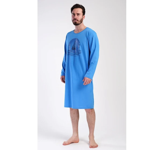 Pánská noční košile s dlouhým rukávem model 21822084 - Vienetta