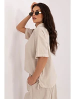 Košeľa s krátkym rukávom model 226019 Taliansko Moda