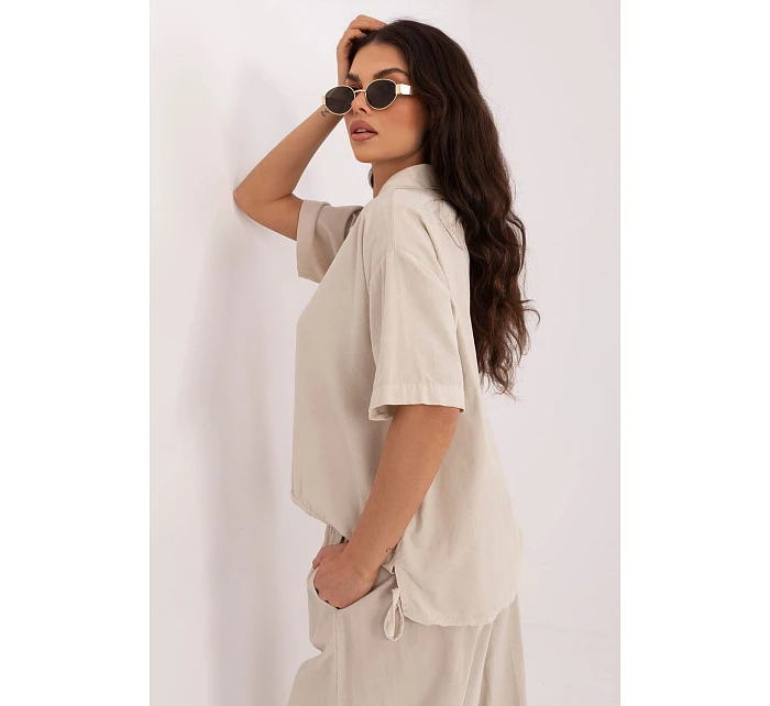 Košeľa s krátkym rukávom model 226019 Taliansko Moda