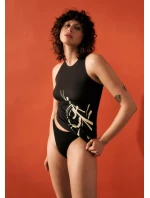 Dámske nohavičky Flex Smart Highleg Brazilian EX - BLACK - čierna 0004 - TRIUMPH