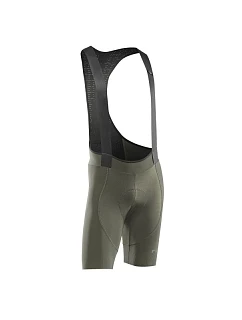 Cyklistické šortky NORTHWAVE Fast Bib, zelené