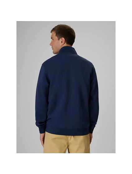 Pánská mikina z fleece s střihem bez kapuce model 22271866 - 4F