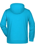 Pánská mikina s kapucí 02. turquoise model 22438211 - Daiber Pánská mikina s kapucí 02. turquoise model 22438211 - Daiber
