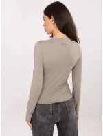 Bluzka model 21789127 ciemny bezowy - FPrice