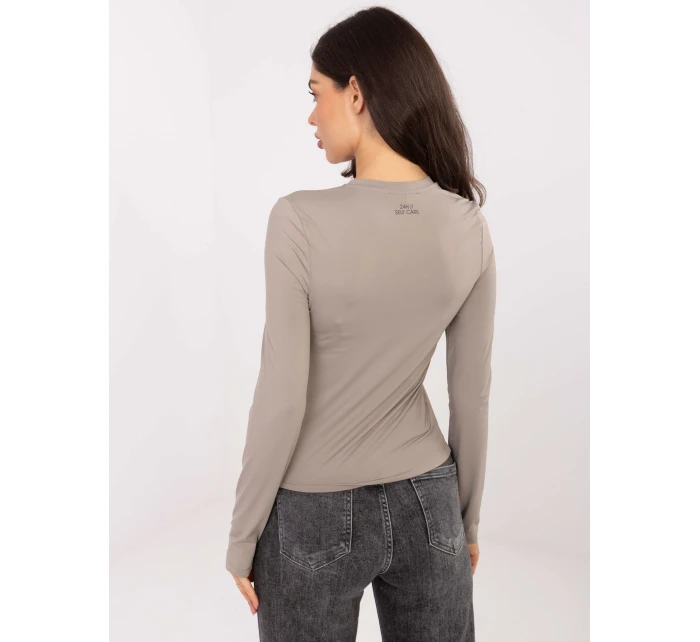 Bluzka model 21789127 ciemny bezowy - FPrice