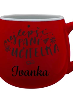 Personalizovaný keramický hrnček – NAJLEPŠIA PANI UČITEĽKA