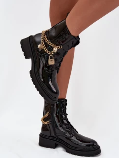 Šnurovanie vyšší model 216849 Krok vo veľkom štýle